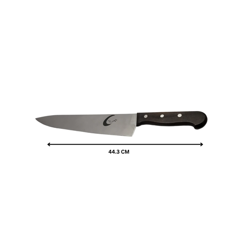 11 Inch Stainless Steel Chef Knife With Wooden Handle