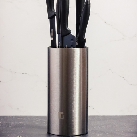 Stainless steel knife stand