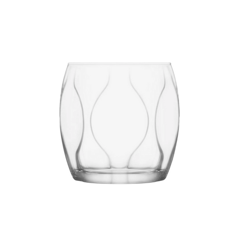 6 Piece 355ml whiskey glass
