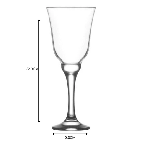 24 Piece 340ml wine glass