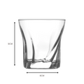 6 Piece 305ml whiskey glass