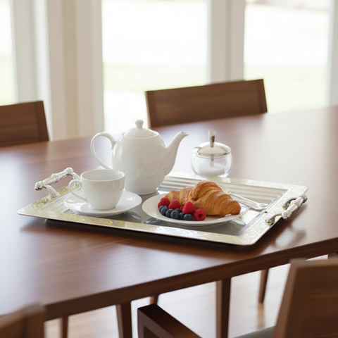 Rectangular Tray With Handle