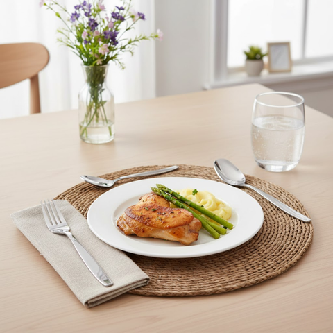 24 Piece Stainless Steel Cutlery Set