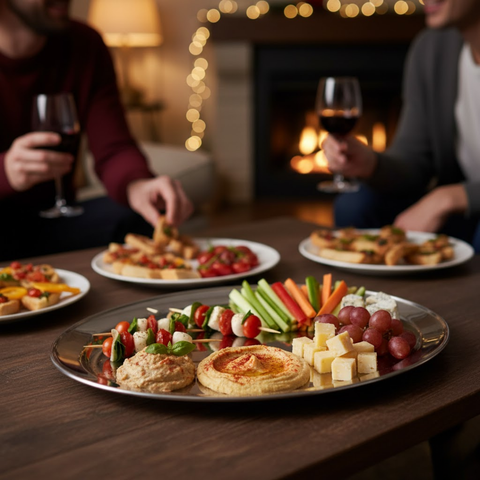 Stainless Steel Oval Serving Tray