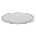 880ml Glass bowl with white lid 