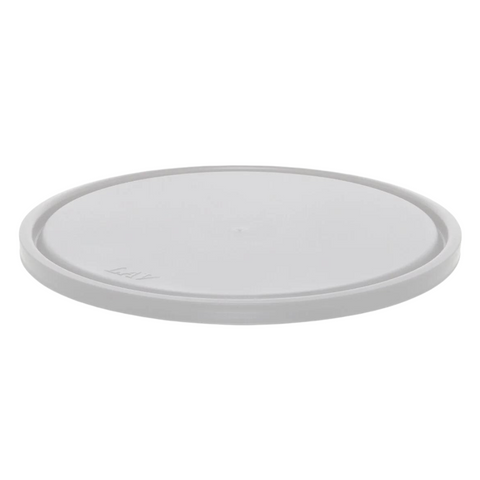 880ml Glass bowl with white lid 