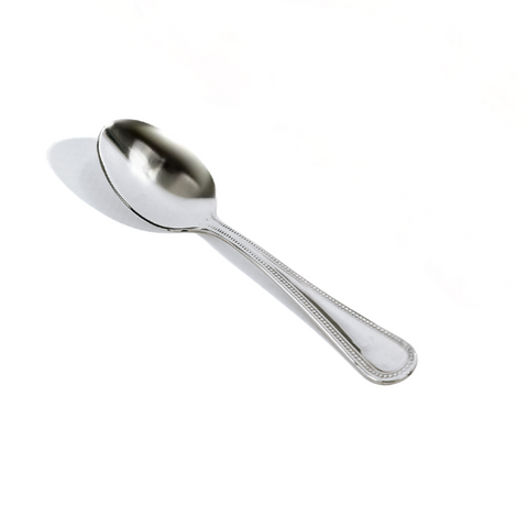 12 Piece Bead 18-10 Stainless Steel Tea Spoon