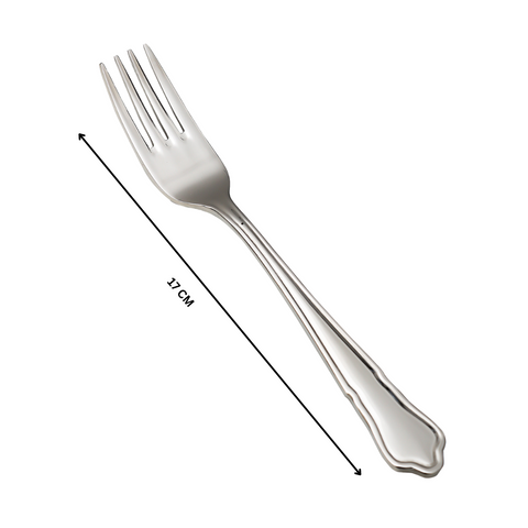 12 Piece Dubarry 18-10 Stainless Steel Dessert Fork