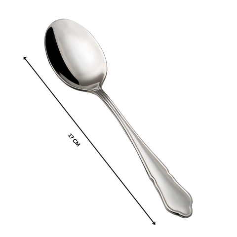 12 Piece Dubarry 18-10 Stainless Steel Dessert Spoon