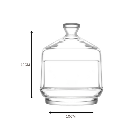 260ml Glass jar with lid 