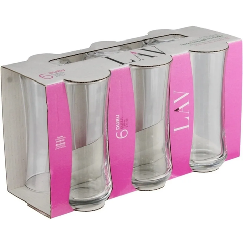 6 Piece 190ml Duru Juice Glass