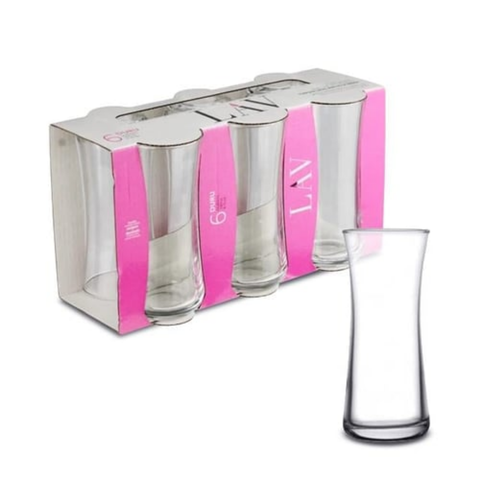 6 Piece 190ml Duru Juice Glass