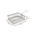 Stainless Steel Square Deep Small Serving Basket