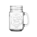 36 Piece 500ml glass mason jar