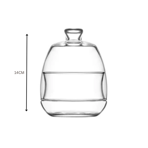 355ml Clear glass jar