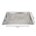 18-10 Stainless Steel Swirl Tray With Handle
