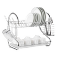 2 Level Chrome Dish Rack 