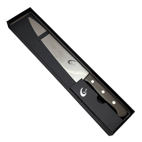 Stainless Steel 11" Chef Knife With Wooden Handle