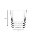 6 Piece small whiskey glass