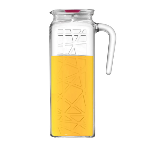 1.2 Liter glass jug with lid