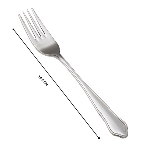 12 Piece Dubarry 18-10 Stainless Steel Table Forks