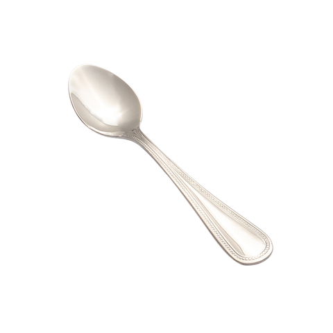 12 Piece Bead 18-0 Stainless Steel Coffee Spoon