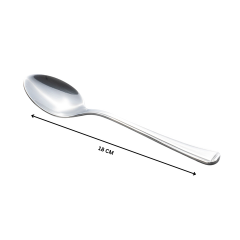 12 Piece Harley 18-0 Stainless Steel Dessert Spoon
