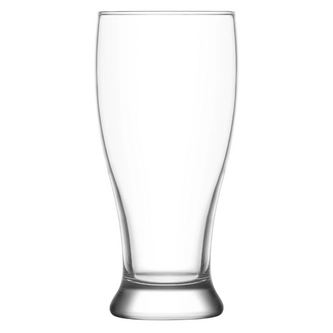 24 Piece 500ml clear beer glass
