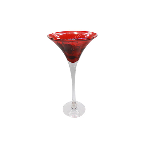 Red Martini Vase