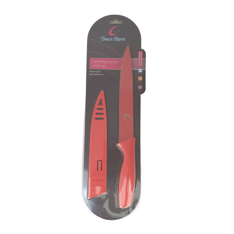 Colour carving knife with cover