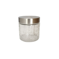 3Pc Glass Canister Set 
