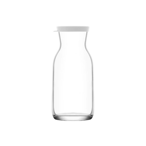 500ml Glass bottle with white silicone lid