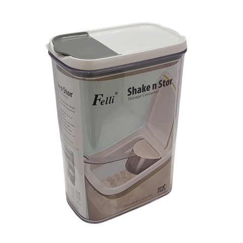 2 Litre grey storage container 