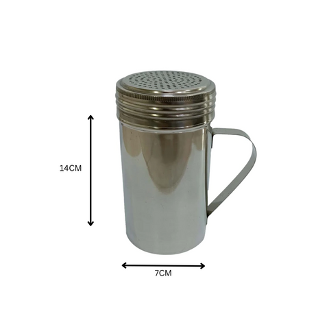 16 Ounce stainless steel shaker with handle