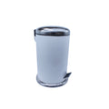 12 Litre White Dust Bin With Dome Lid