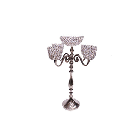 5Pc 58cm Crystal Candle Holder 