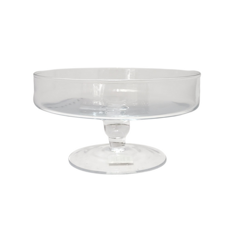 26cm Glass Cake Stand With Dome