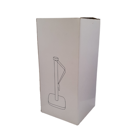 Square stainless steel paper towel holder