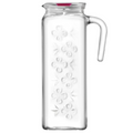 1.2 Liter glass jug with white lid