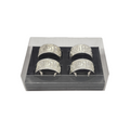 4Pc Silver Versace Napkin Ring