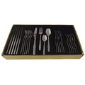 24Pc Rose Gold Stainless Steel Cutlery Set 