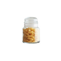 48 Piece 290ml white glass jar