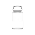 24-piece 890ml white glass jar 
