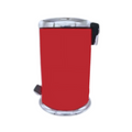 12 Litre Red Dust Bin With Dome Lid