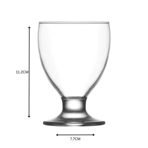 6 Piece 290ml soft drink glass