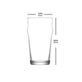 24 Piece 570ml beer glass