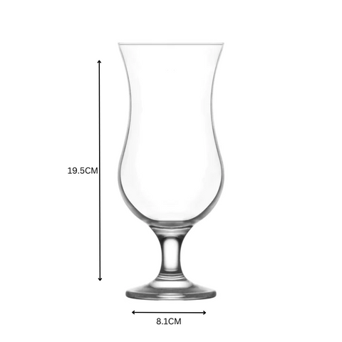 24 Piece 460ml hurricane glass