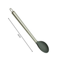 34cm Solid Spoon With Stainless Steel Handle