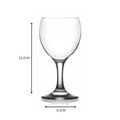 6 Piece 210ml wine glass
