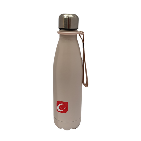 Light Pink 500ml Water Bottle Stainless Steel With Handle 